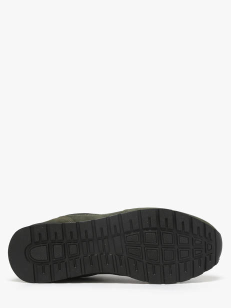 Sneakers En Cuir Serge blanco Vert men CHA2360P vue secondaire 4