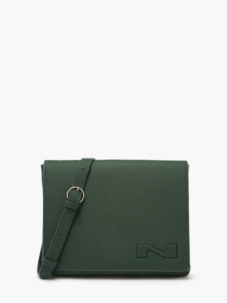 Sac Bandoulière Brugge Cuir Nathan baume Vert n city 2