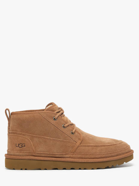 Bottines En Cuir Ugg Marron men 1121645