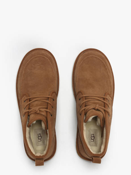 Bottines En Cuir Ugg Marron men 1121645 vue secondaire 3