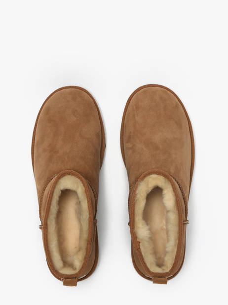 Bottines En Cuir Ugg Marron men 1137391 vue secondaire 3