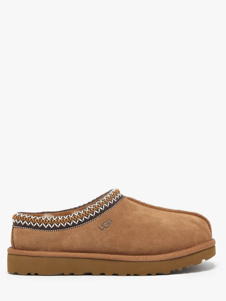 Chaussons En Cuir Ugg Marron women 1174470