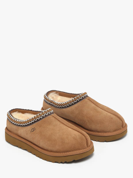 Chaussons En Cuir Ugg Marron women 1174470 vue secondaire 1