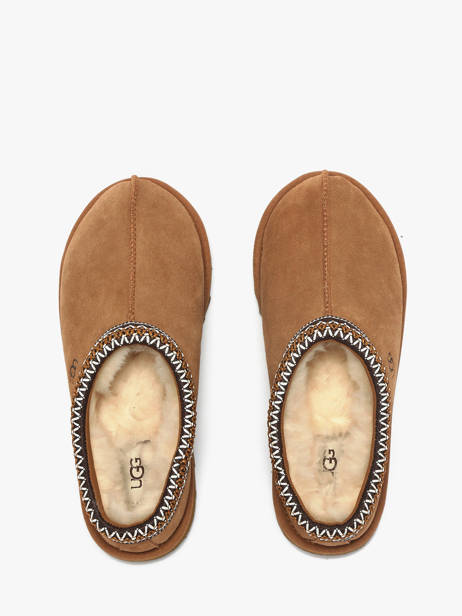 Chaussons En Cuir Ugg Marron women 1174470 vue secondaire 3