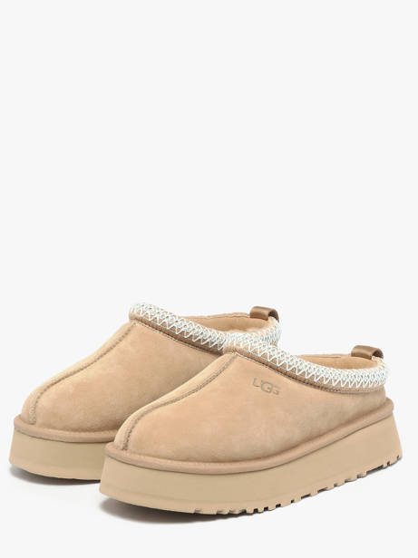Chaussons Plateforme En Cuir Ugg Beige women 1174471 vue secondaire 1