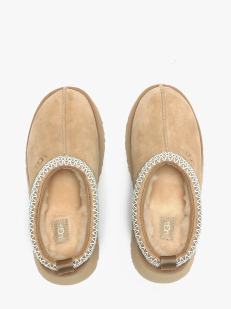 Chaussons Plateforme En Cuir Ugg Beige women 1174471 vue secondaire 3