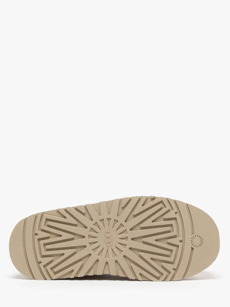 Chaussons Plateforme En Cuir Ugg Beige women 1174471 vue secondaire 4