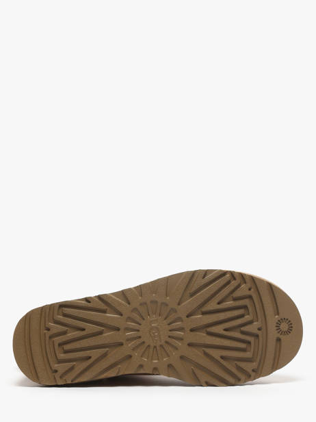 Boots Classic Mini Ii En Cuir Ugg Beige women 1016222 vue secondaire 4
