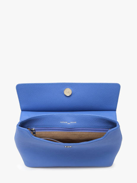 Sac Bandoulière Clarita Cuir Nathan baume Bleu nathan 18 vue secondaire 2