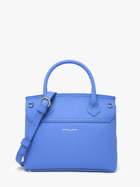 Sac Bandoulière Clarita Cuir Nathan baume Bleu nathan 18 vue secondaire 3