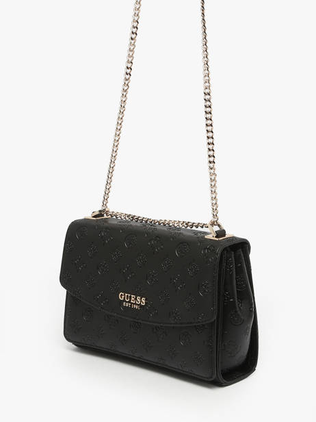 Sac Bandoulière Phoebe Polyester Recyclé Guess Noir phoebe PD966521 vue secondaire 2