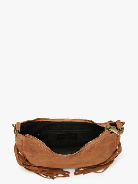 Sac Porté épaule Velvet Milano Marron velvet VE25064 vue secondaire 2