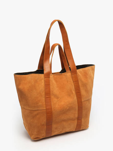Sac Porté épaule Jasmin Cuir Pieces Orange jasmin 17160092 vue secondaire 1
