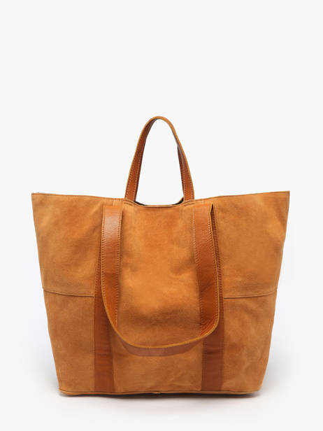 Sac Porté épaule Jasmin Cuir Pieces Orange jasmin 17160092 vue secondaire 3