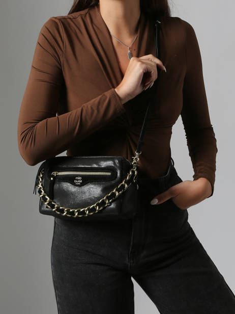 Sac Bandoulière Lx Mila louise Noir lx 2367ALX1 vue secondaire 1