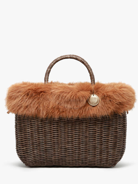 Cabas Doudou Le voyage en panier Marron doudou L