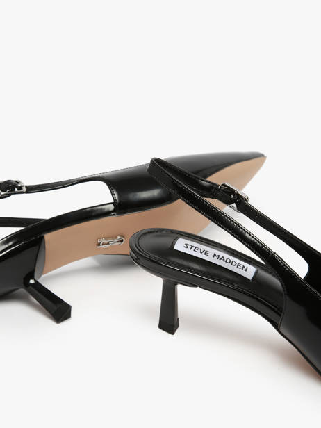 Escarpins Talon Aiguille En Cuir Steve madden Noir accessoires 11003902 vue secondaire 2