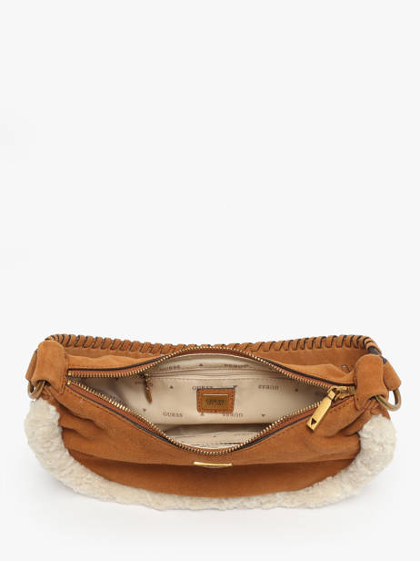 Sac Bandoulière Amita Cuir Guess Marron amita W9539721 vue secondaire 2
