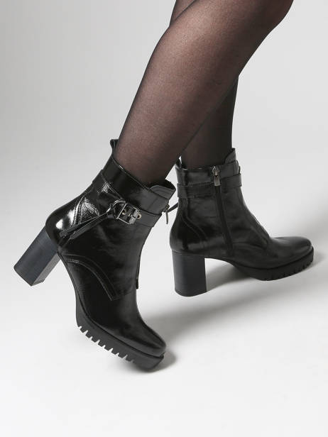 Bottines à Talon Evie En Cuir Dorking Noir accessoires D9163 vue secondaire 1