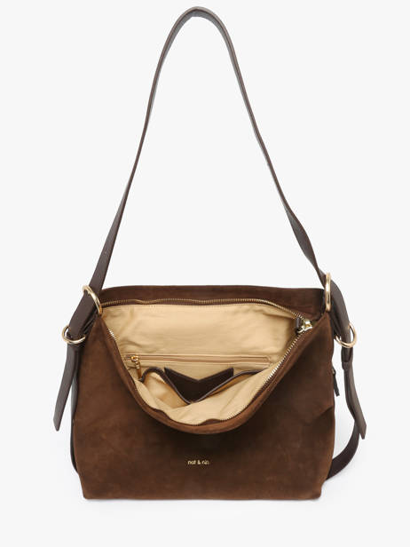 Sac Porté épaule Moreen Cuir Daim Nat et nin Marron vintage MOREEN vue secondaire 3