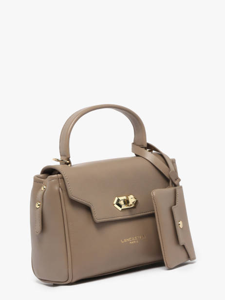 Sac Bandoulière Mademoiselle Grace Cuir Lancaster Beige mademoiselle grace 101 vue secondaire 1