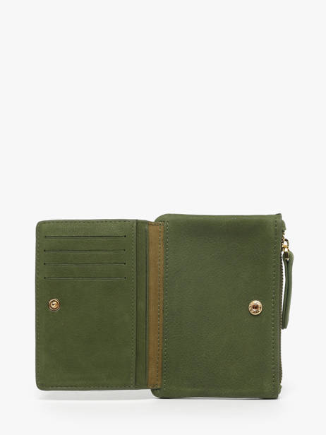 Portefeuille Cuir Nat et nin Vert vintage SOLY vue secondaire 1