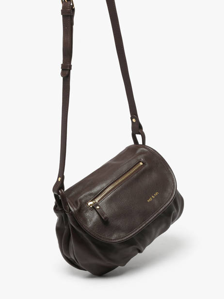 Sac Bandoulière Jen Cuir Nat et nin Marron vintage JEN vue secondaire 1