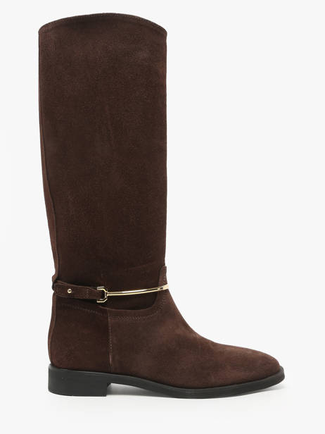 Bottes équestres En Croûte De Cuir The icona Marron women EMMA65