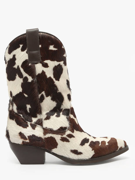 Santiags En Cuir The icona Beige women CISBOMA1