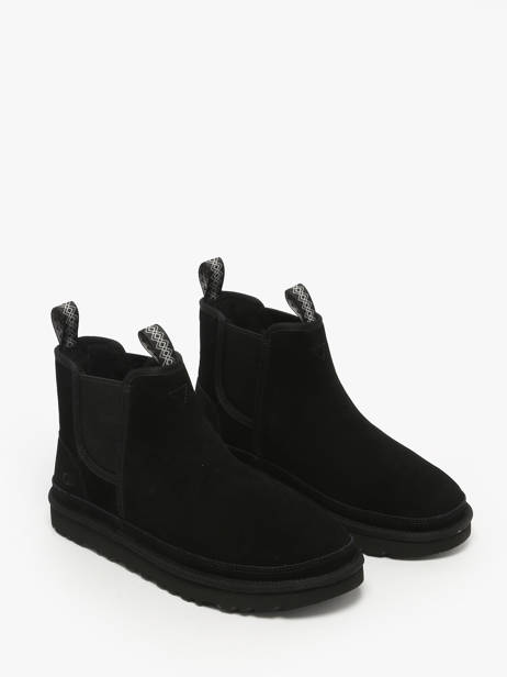 Boots Neumel Chelsea En Cuir Ugg Noir men 1121644 vue secondaire 1