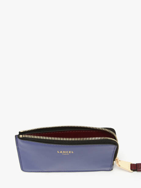 Porte-cartes Origami Cuir Lancel Bleu origami A13422 vue secondaire 1