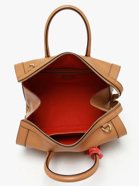 Sac Bowling M Bcbg Cuir Lancel Marron bcbg A13690 vue secondaire 3