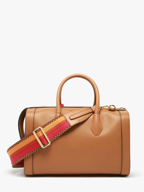 Sac Bowling M Bcbg Cuir Lancel Marron bcbg A13690 vue secondaire 4