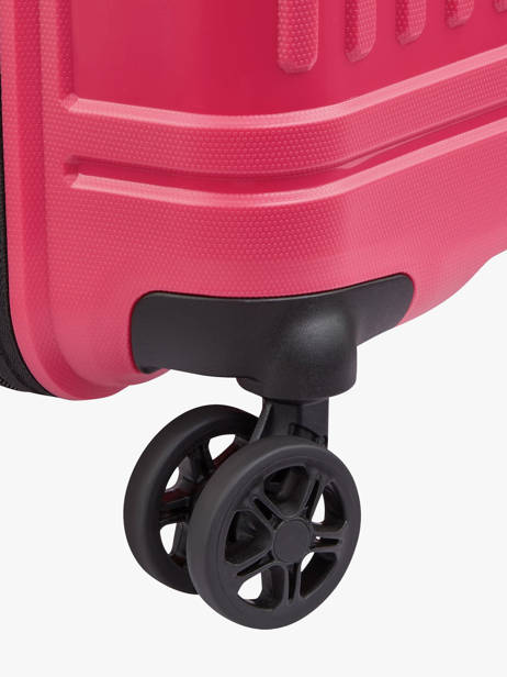 Expandable Cabin Luggage Delsey Pink lutece 3802803 other view 2