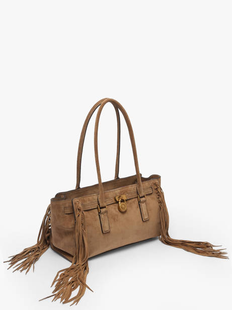 Sac Porté épaule Hamilton Michael kors Marron hamilton F5ANXT0S vue secondaire 1