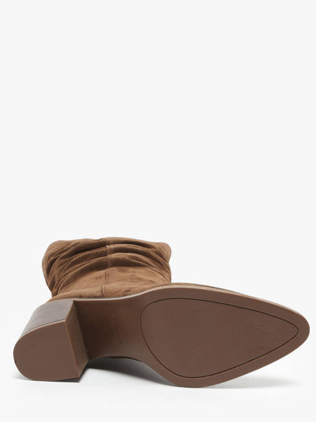 Bottes à Talon En Cuir Alpe Marron women 52191133 vue secondaire 4