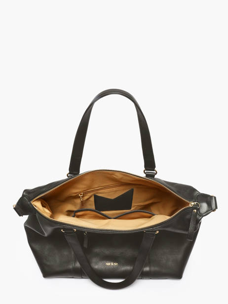 Sac Porté épaule Vintage Cuir Nat et nin Marron vintage THYLANE vue secondaire 3