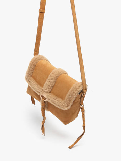 Sac Bandoulière Othilia Cuir Vanessa bruno Beige othilia 10V40907 vue secondaire 1