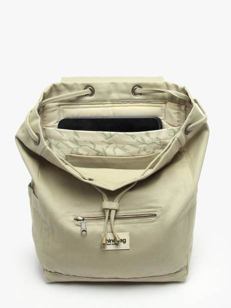 Sac à Dos Eliot Coton Hindbag Vert best seller ELIOT vue secondaire 3