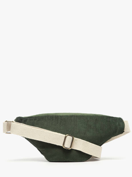 Sac Banane Hindbag Vert velours V vue secondaire 3
