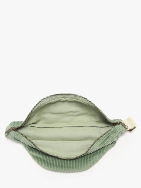 Sac Banane Hindbag Vert velours V vue secondaire 2