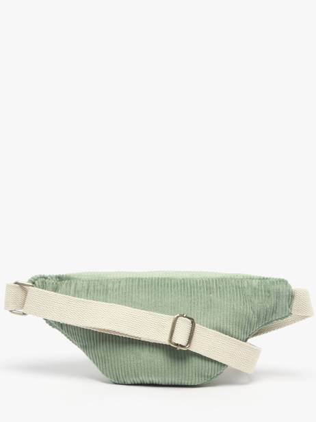 Sac Banane Hindbag Vert velours V vue secondaire 3