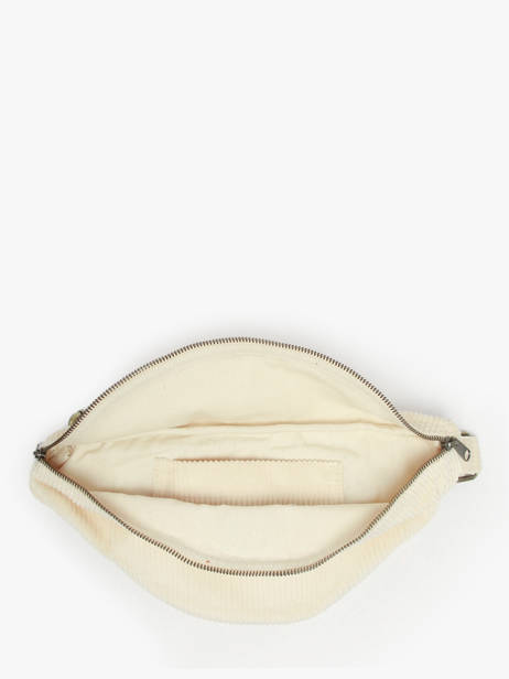 Sac Banane Hindbag Beige velours V vue secondaire 2