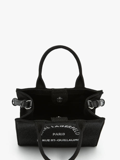 Sac Bandoulière Rue St Guillaume Strass Karl lagerfeld Noir rsg A4W50014 vue secondaire 2