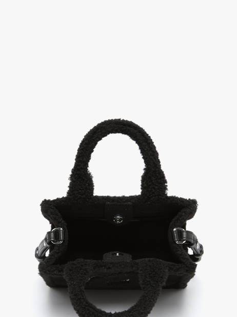 Mini Sac Cabas Rue St Guillaume Shearling Karl lagerfeld Noir rsg A4W50016 vue secondaire 2