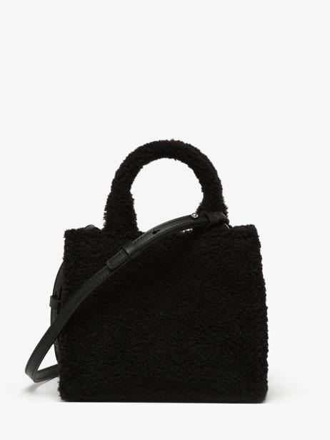 Mini Sac Cabas Rue St Guillaume Shearling Karl lagerfeld Noir rsg A4W50016 vue secondaire 3