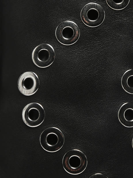 Bottes En Cuir Metisse Noir accessoires MA2071 vue secondaire 3