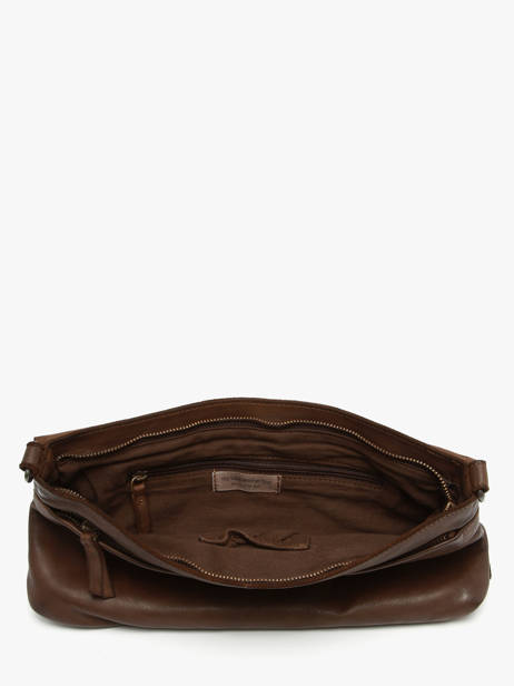 Sac Bandoulière Heritage Cuir Biba Marron heritage BT5 vue secondaire 2