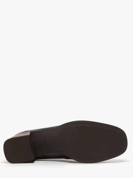 Chaussures Derbies à Talon Cristel En Cuir Dorking Rouge accessoires D9437 vue secondaire 4