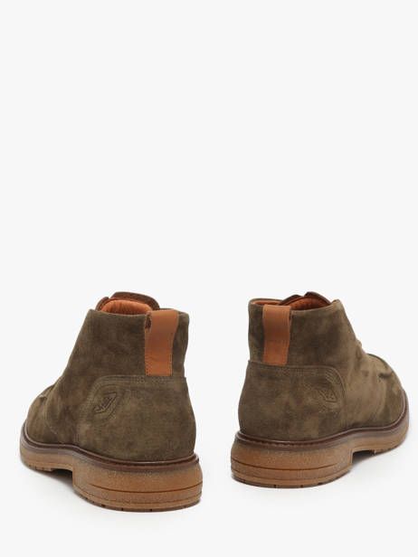 Boots In Leather Solex Green men S3808 other view 2